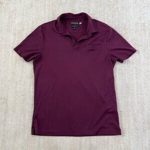 Banana Republic Luxury Touch Performance Standard Fit Short Sleeve Polo Shirt M